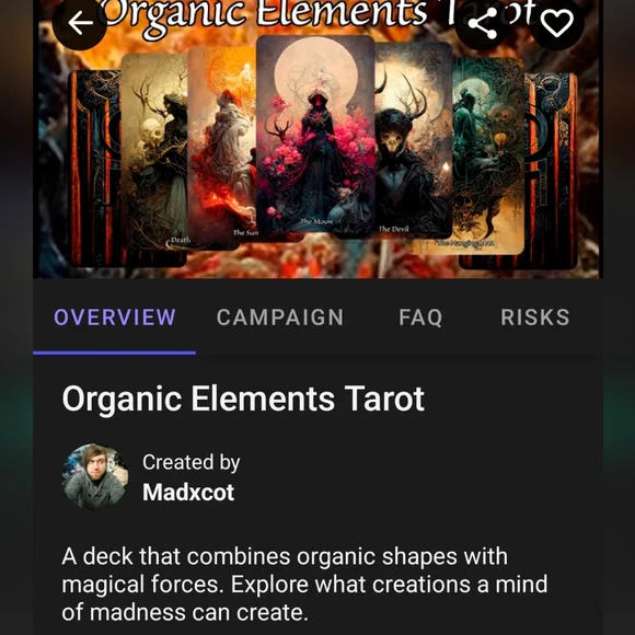 COPY - Indie Organic Elements Tarot - Picture 5 of 7